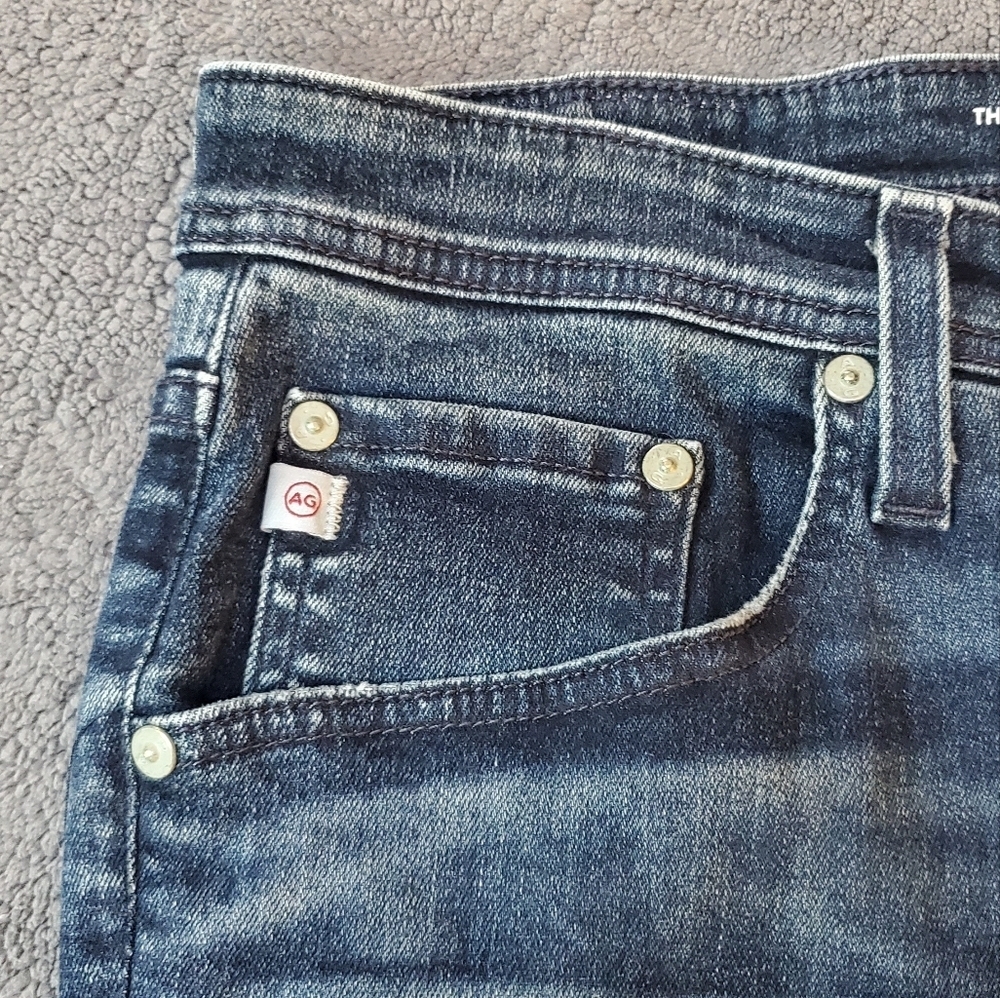 AG Everett Slim Straight Cloud Soft Denim Jeans - Picture 5 of 15